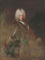 Portrait of a gentleman - (after) Louis De Silvestre II