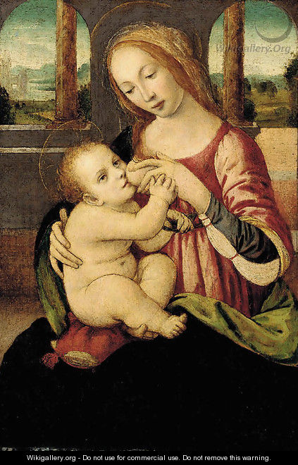 The Madonna and Child - (after) Lorenzo Di Credi