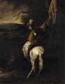 Saint George and the dragon - (after) Ludolf De Jongh