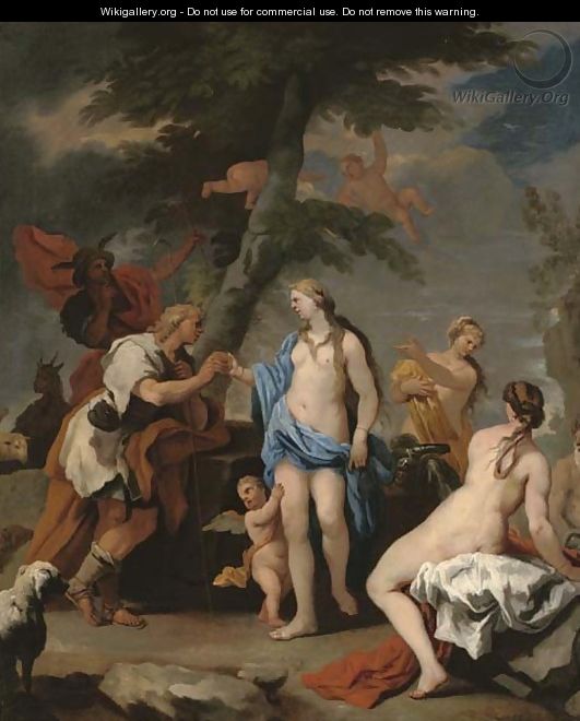 The Judgement of Paris - (after) Luca Giordano