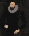 Portrait of Sir Richard Reynell (1553-1633), of Ford - (after) Marcus The Younger Gheerhaerdts