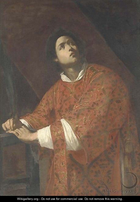Saint Laurence - (after) Massimo Stanzione