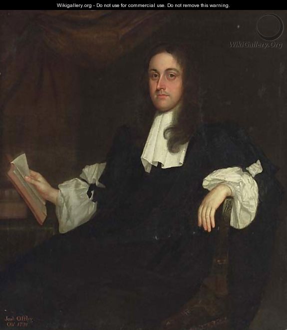 Portrait of Joseph Offley (d. 1721) - (after) John Michael Wright