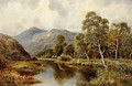 Children Fishing On A Tranquil River - (after) John Horace Hooper