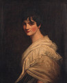 Portrait of a Lady, quarter-length, in a white dress - (after) Hoppner, John