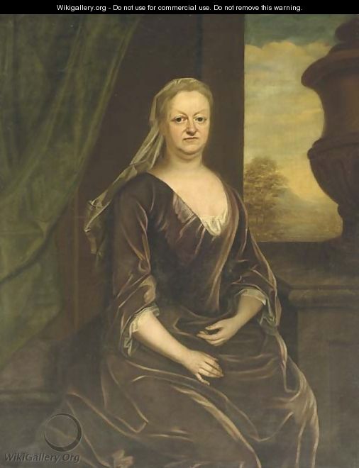Portrait of Leonora Marescoe, Lady Frederick - (after) John Vanderbank