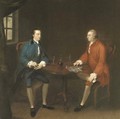 Two gentlemen seated at a table - (after) John Thomas Seton