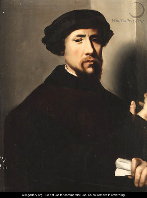 Portrait of a man - (after) Cleve, Joos van
