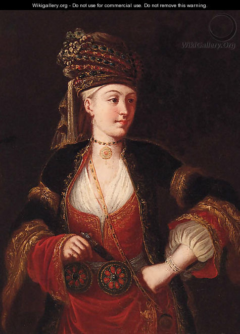 A lady - (after) Jan-Baptiste Vanmour