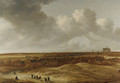 A panoramic landsape with Haarlem and the river Spaarne in the distance - (after) Jan The Younger Vermeer Van Haarlem