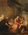 David anointed by Samuel - (after) Fragonard, Jean-Honore