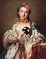 Portrait of a lady - (after) Jean Baptiste Van Loo