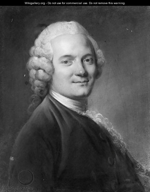 Portrait of a gentleman - (after) Jean-Baptiste Perroneau