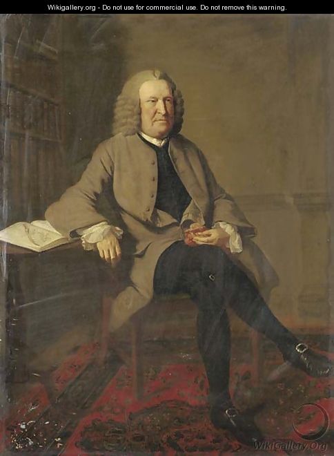 Portrait of a gentleman - (after) Johann Zoffany