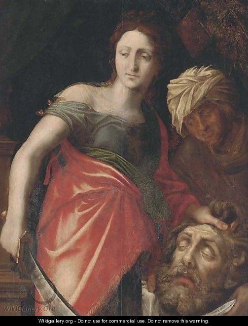 Judith with the head of Holofernes - (after) Jan Van Boeckhorst