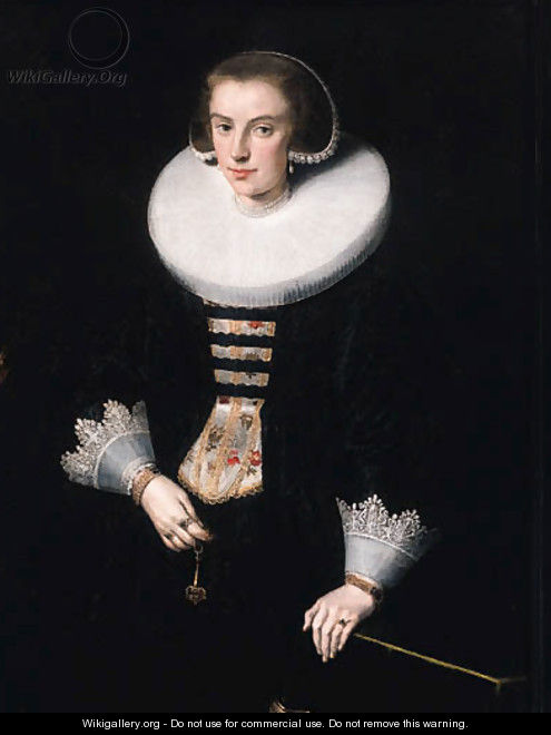Portrait of a lady 2 - (after) Anthony Van Ravesteyn