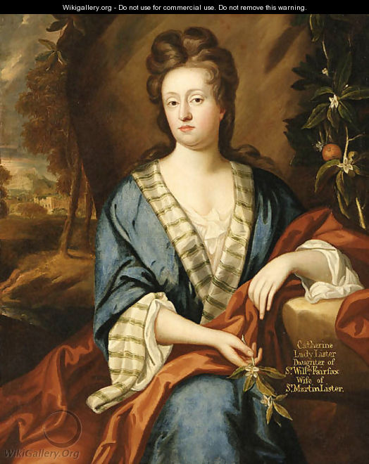 Portrait of Catherine, Lady Lister - (after) James Francis Mauber