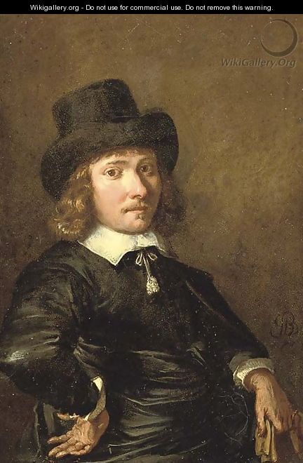 Portrait of a gentleman - (after) Jan De Bray