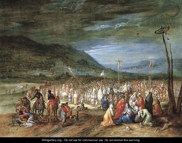 The Crucifixion - (after) Jan The Elder Brueghel