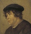 A young man, bust-length, in a brown cap - (after) Jan Steen