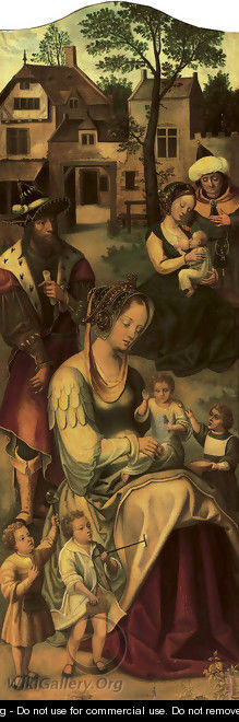Saint Mary of Cleophas and her family - (after) Jan Van Dornicke