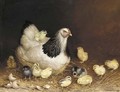 Hen and Chicks in the Hay - Ben Austrian