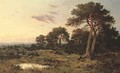 Evening on the Surrey Wolds - Benjamin Williams Leader