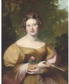 Portrait of Mrs Peel - Benjamin Rawlinson Faulkner