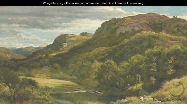 The River Llugwy, Bettws-y-Coed, North Wales - Benjamin Williams Leader