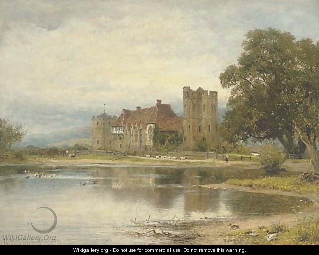 Stokesay Castle, Shropshire - Benjamin Williams Leader