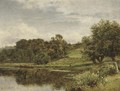 On the Thames at Shillingford - Benjamin Williams Leader