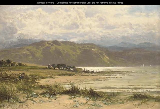 An Estuary scene - Benjamin Williams Leader