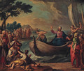 Christ preaching on the Sea of Galilee - Austrian School