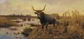 Water Buffalo in the Roman Campagna - Aurelio Tiratelli