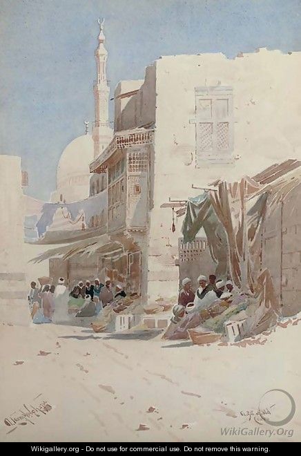 A bit of old Cairo - Augustus Osborne Lamplough