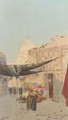 Entrance to a mosque, Cairo - Augustus Osborne Lamplough