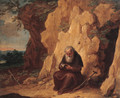 A hermit by a grotto - Balthasar Beschey