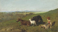 The little goat herder - Baldomer Galofre Giménez