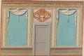Designs with a neo-classical theme, with indications of wall coverings, frieze and dado designs, overdoors and decorative medallions - Austrian School