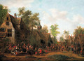 A Kermesse in a village - Barent Gael