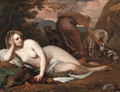 Diana the Huntress in a landscape - Barent Graat