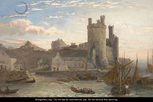 Caernarvon Castle, Wales - (after) William Henry Vernon