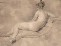 Reclining female nude - (after) William Etty