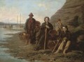 Mussel gatherers - (after) William Collins