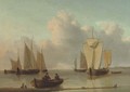 Dutch barges drying their sails offshore - (after) William Anderson