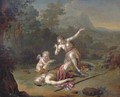 Venus and Adonis - (after) Willem Van Mieris