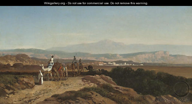 The camel train - August Albert Zimmermann