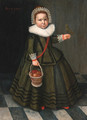 Portrait of a young girl - (after) Wybrand Simonsz. De Geest