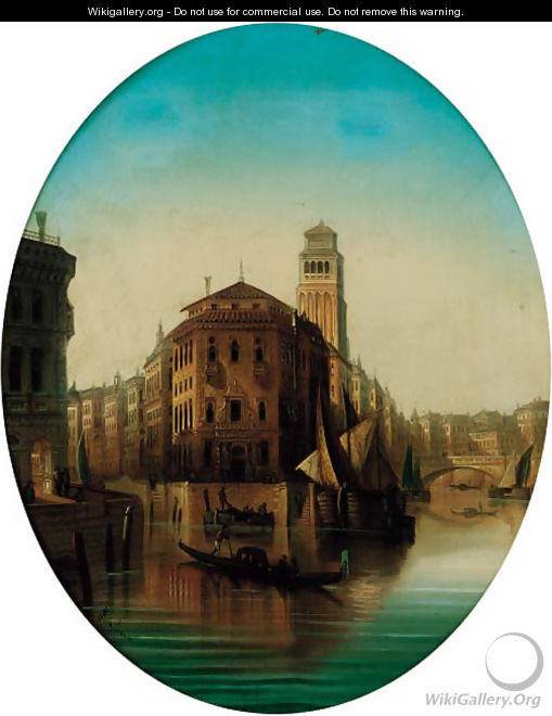 The Grand Canal, Venice - August von Siegen