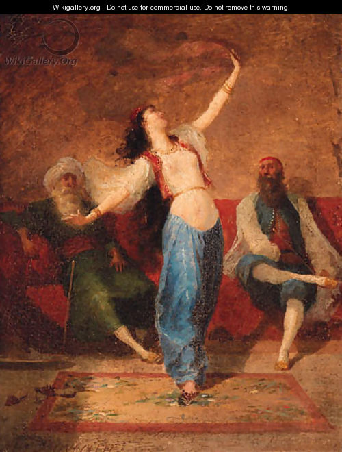 An Arab Dancer - Auguste Viande Doviane